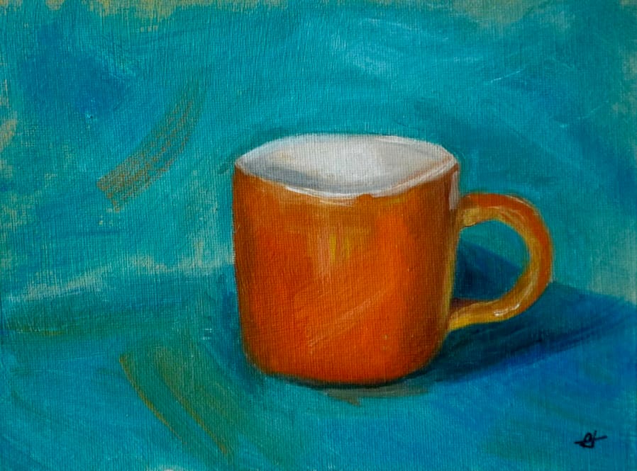 Orange cup